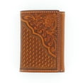 thumbnail image 2 of Nocona Men's Pro Series Tooled Tri-fold Wallet N5446608, 2 of 3