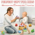 thumbnail image 4 of Kids Dinosaur Toy, 6Pcs Pull Back Construction Cars With Play Mat For Toddler, Baby, 4 of 4
