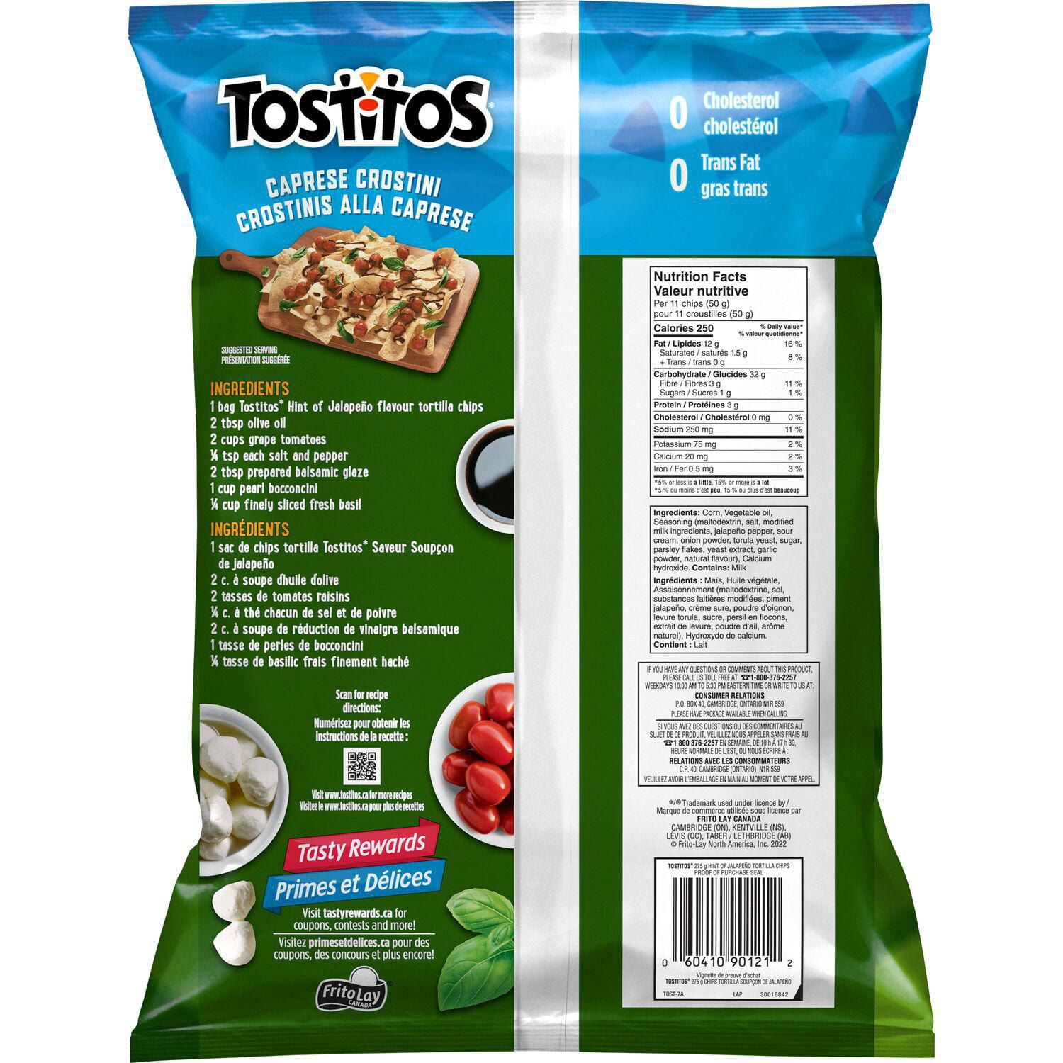 tostitos hint of jalapeno