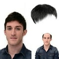thumbnail image 5 of Men's Hair Patch Real Human Hair Topper for Short Hair - Solution for Hair Thinning and Balding Areas on the Scalp, 5 of 5