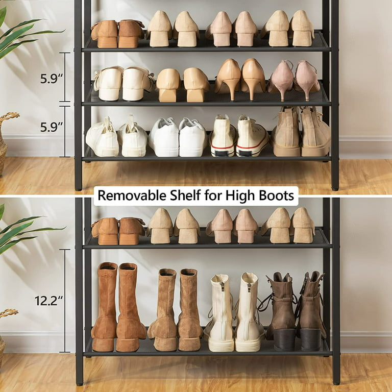 8-Tier Shoe Rack, Large Capacity Shoe Shelf, Stable and Sturdy