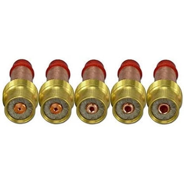 RIVERWELD TIG Gas Lens Spantangen Body 45V26 2.4mm Fit SR WP 17 18 26 TIG Lastoorts 2pk