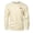 Beige, variant on YODETEY George Men’s Textured Crew Neck Sweatshirt with Long Sleeve, Big and Tall Heavyweight Mens Knit Pullover Sweater , Beige,Size XXL
