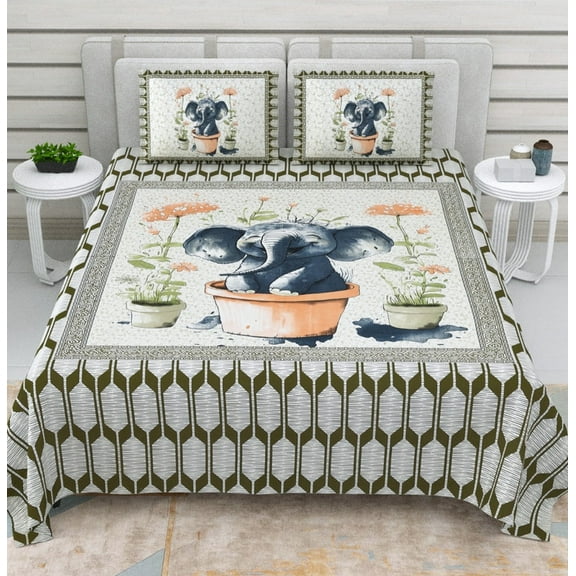 Craftwell 3-Piece King Size Bedding Set