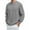 Dark Gray, variant on Brondbend Pullover Men Men's Sweatshirts Crew Neck Long Sleeves Tops Solid Color Stylish Plus Size Blouse Outdoor Sport Fall Winter Wear Army Green