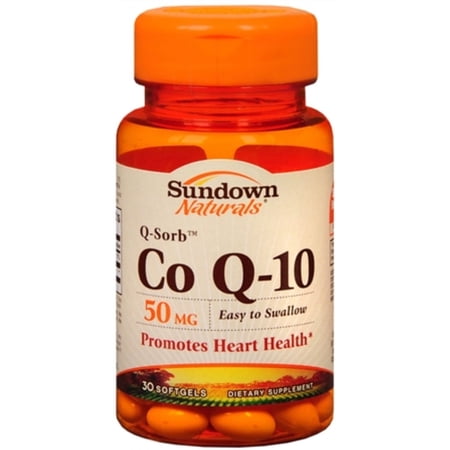 Sundown Q-Sorb CoQ-10 50 mg Softgels 30 Soft Gels