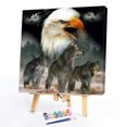 thumbnail image 2 of Cuadros Decorativos Kit de pintura al óleo sin marco de águila y lobo por números, arte de imagen pintado a mano Sywqhk Nuevos Originales, 2 of 9