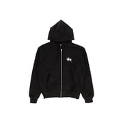 Stussy Mens Basic Zip Hoodie Black, from StockX