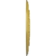 thumbnail image 4 of Ekena Millwork 15 3/4"OD x 3 1/4"ID x 1"P Galway Ceiling Medallion (Fits Canopies up to 3 1/4"), Hand-Painted Rich Gold, 4 of 6