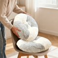 thumbnail image 4 of Wzzjkit Coussin de Chaise de Bureau Rond Confortable Longue Assise Support de Dossier Quatre Couleurs au Choix Doux et Confortable, 4 of 7