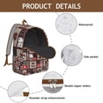 thumbnail image 4 of Abstract Dog Art Travel Backpack – Lightweight Oxford Backpack with Large Capacity and Anti-theft Features for Daily Commuting, Outdoor Activities, and School, 4 of 5