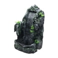 thumbnail image 3 of lingqin Aquarium Decor Fish Tank Ornament Decorative Background Waterfall Mountain Stone, 3 of 9