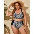 thumbnail image 2 of Traje de baño Hanna Nikole 2025 para Fitness Swimming Leopard, 2 of 6
