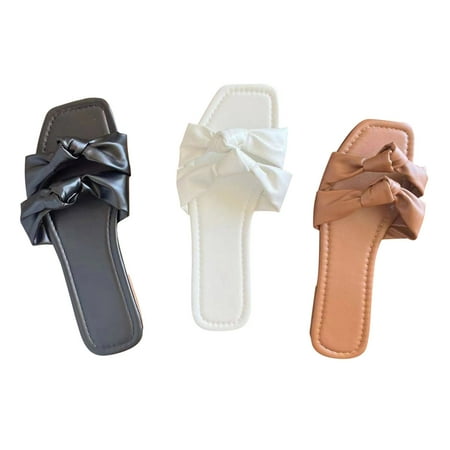 

kakina CMSX Sandals for Women Summer New Women s Outer Wear Hollow Sandals And Slippers Women s European And American Beach Women s Shoes White 6.5