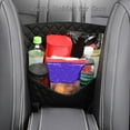 thumbnail image 4 of Car Seat Center Storage Bag, PU Leather Material, Car Handbag, Back Seat Box, Hanging Organizer Holder, 4 of 8