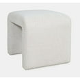 thumbnail image 5 of Jofran Sophia Modern Luxury Curved Upholstered Jacquard Petite Ottoman Bench - Set of 2, 5 of 8