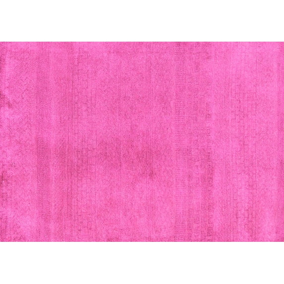 Ahgly Company Indoor Rectangle Oriental Pink Modern Area Rugs, 8' x 12'