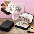 thumbnail image 5 of Travel Jewelry Case PU Leather Jewelry Boxes Bridesmaid Gift Box C, 5 of 5