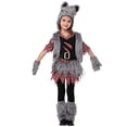 thumbnail image 1 of Disfraz de Hombre Lobo Chaleco Niña para Halloween (3T (3-4 años)) Spooktacular Creations Spooktacular Creations, 1 of 2