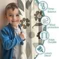 thumbnail image 3 of Blackout Kids Curtains,Pioneer Flower Childrens Insulated Curtains Set Of 2,Bedroom Essentials,Toddler Room Decor 42x84in(106x213cm), 3 of 4