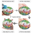thumbnail image 2 of POGLIP Tropical Palm Leaves Flamingo Set of 6 Round Coaster for Drinks, Absorbent Ceramic Stone Coasters Cup Mat with Cork Base for Home Kitchen Room Coffee Table Bar Decor, 2 of 5