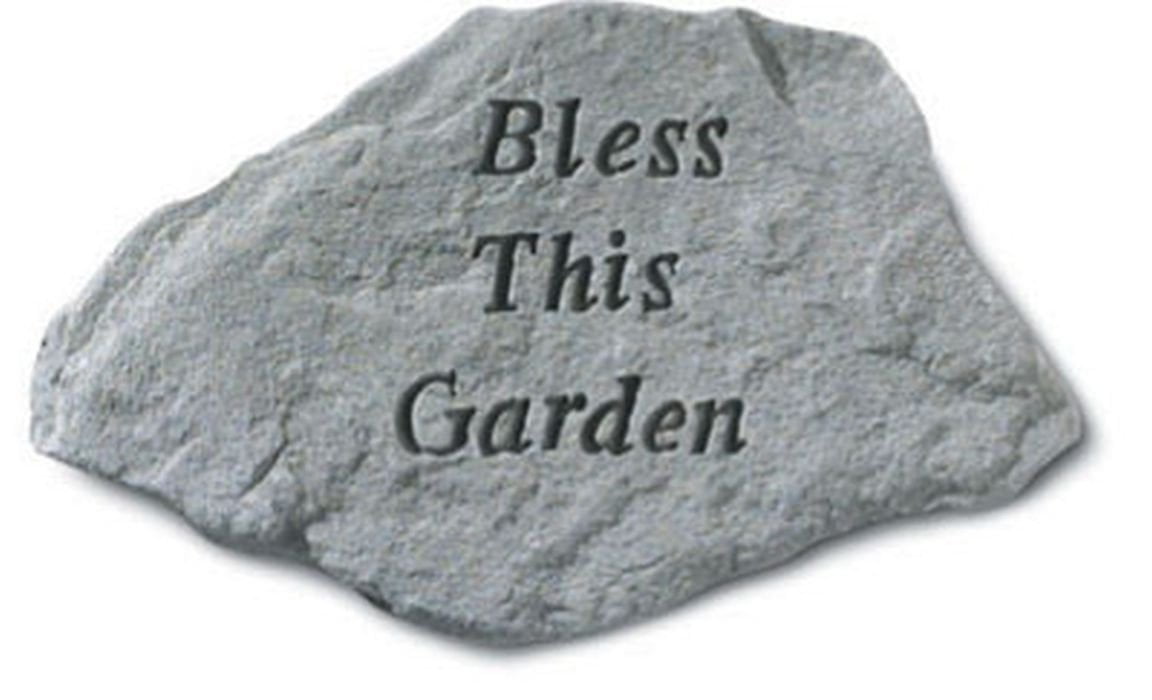 Bless This Garden Memorial Garden Stone