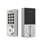 Philips Smart Wi-Fi Door Lock with Push Button Lighted Keypad and Handle Set