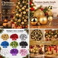 thumbnail image 4 of Mini Shatterproof Ball Ornaments, Christmas Ornament Set, Holiday Tree Decor, Festive Bauble Gift for Family Home, 2", Black, 24 Pack, 4 of 5