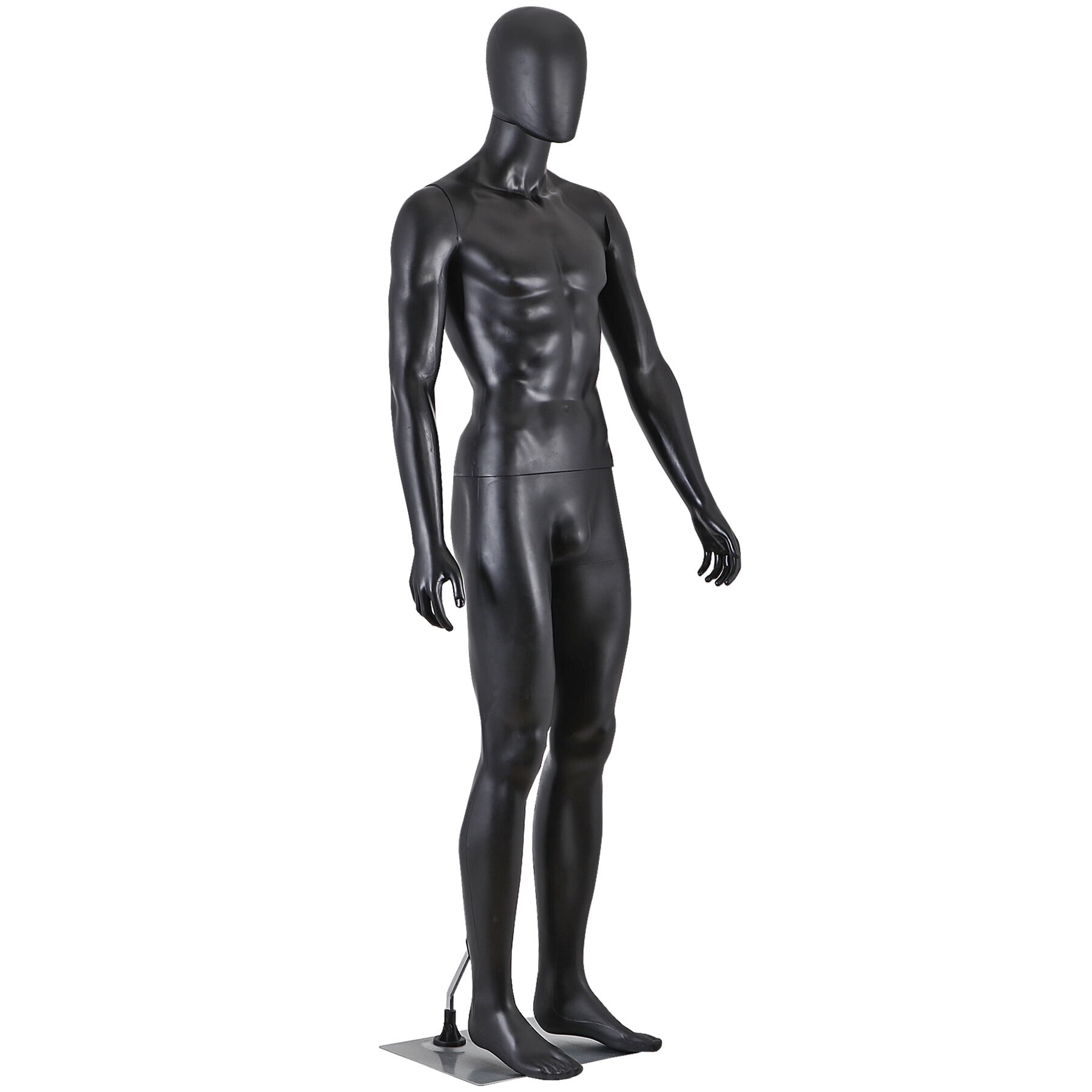 ZENY Male Mannequin Full Body Maniquine Model Adjustable Polypropylene Stand, 73.62"