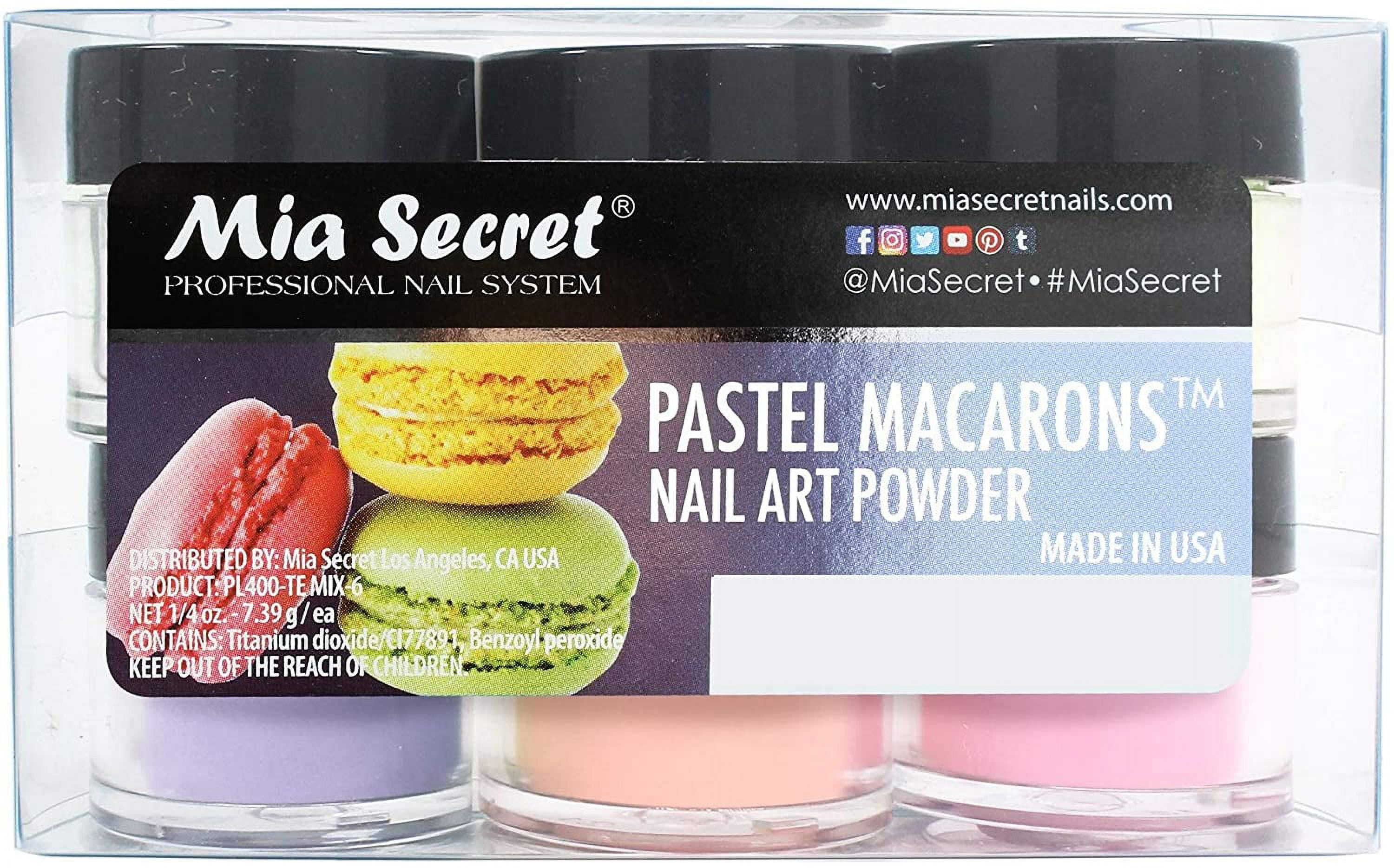 Mia Secret Pastel Macarons Nail Art Collection