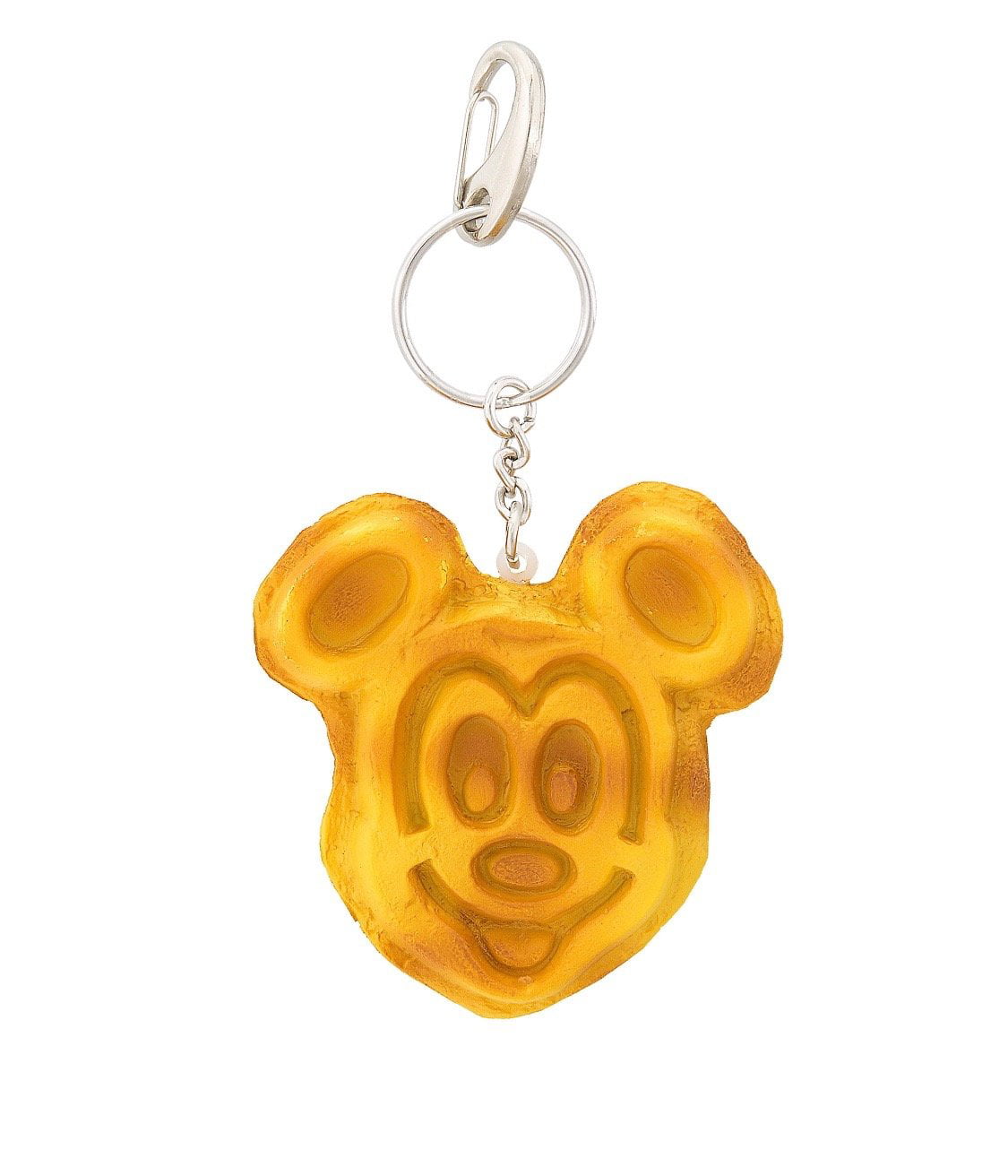 Disney Parks Mickey Mouse Waffle Keychain New with Tags