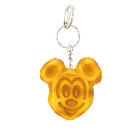 Disney Parks Mickey Mouse Waffle Keychain New with Tags
