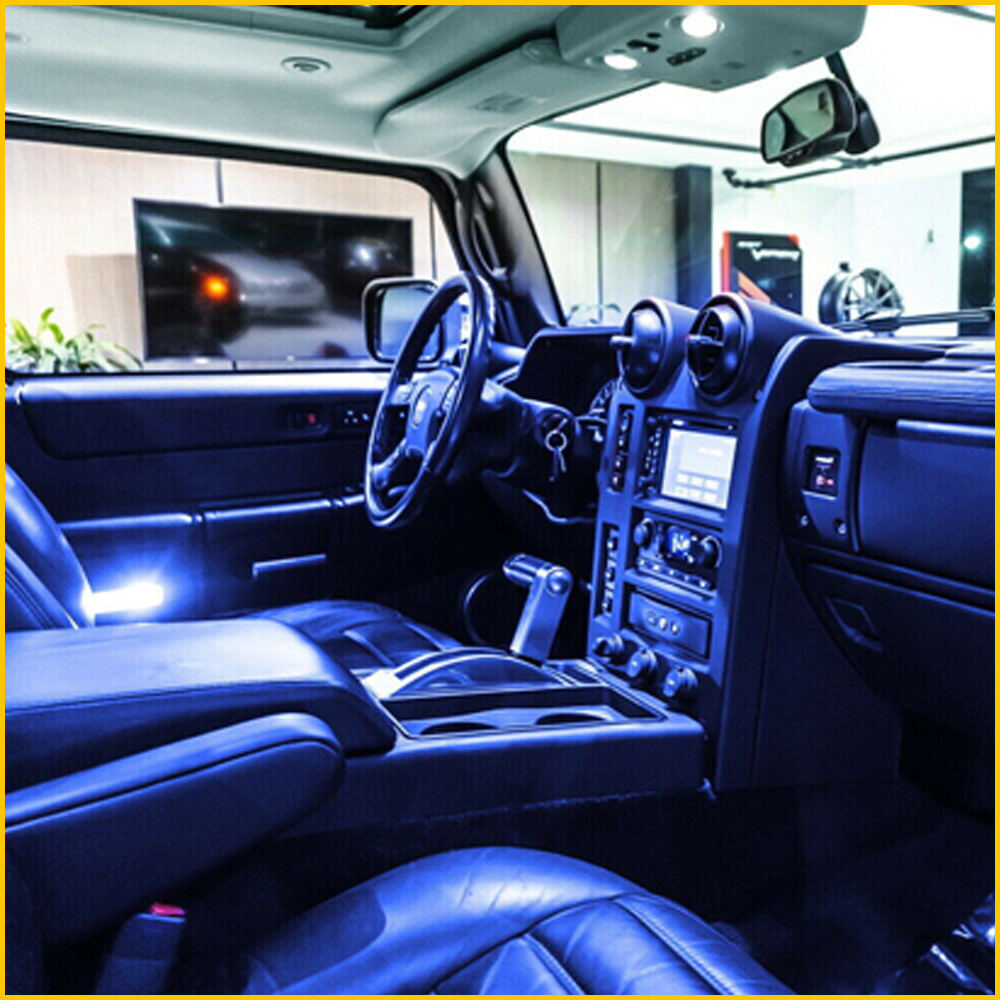 Bring The Heat: 18-LED Blue Courtesy Lights For Chevy Silverado & GMC Sierra (1995-2007) – Super Bright 288 Lumens, Plug & Play
