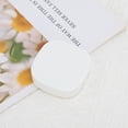 thumbnail image 5 of Unique Bargains 1 Set Contact Lens Case Simple Square Lens Storage Case White, 5 of 5