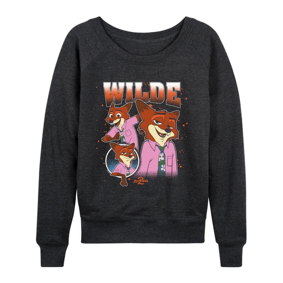 Disney - Wilde Bootleg - Women's French Terry Long Sleeve Pullover