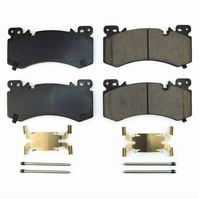 Power Stop Brake Pad 17-2407 Z17 Evolution; FMSI Number D2407; Ceramic Brake Pads; Set Of 4; With Premium Stainless Steel Hardware