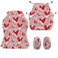 thumbnail image 7 of TSOVTHRID Love Heart Doddle Print Gaming Chair Cover Stretch Office Chair Slipcovers Matching Armrest Covers Cat Scratch Proof Computer Armchair Slipcover for Office Study Valentine's Day Decor, 7 of 7