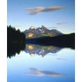 thumbnail image 2 of Talbot Frank, Christopher 12x14 White Modern Wood Framed Museum Art Print Titled - Canada, Alberta, Mountain lake in Jasper NP, 2 of 4