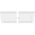 thumbnail image 2 of Ekena Millwork Rectangle Architectural Grade PVC Ceiling Medallion (Set of 2), 2 of 11