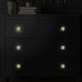 thumbnail image 5 of 4PCS Square Cabinet Fluorescence Knob Glowing in the Dark Furniture Drawer Pulls Handle with Screws Flower, 5 of 5