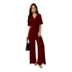 thumbnail image 1 of Palazzo Jumpsuit Con Escote V Modelo Lara Marca Fiorelli, 1 of 3