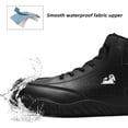 thumbnail image 3 of Zapatos Montar Cuero Caña Alta Hombres Botas Nieve Ligeras Acampar Conducir, 3 of 9