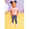 thumbnail image 2 of Garanimals Baby Girl Puff Short Sleeve Graphic Bodysuit, Sizes 0-24 Months, 2 of 4