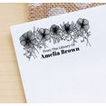 thumbnail image 3 of Printtoo Personalized Red Self Inking Custom Teacher Library Stamp Custom Rubber Stamper-68 x 30 mm, 3 of 6