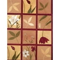 thumbnail image 2 of Unknown 19x24 White Modern Wood Framed Museum Art Print Titled - Windowpane of Flowers, 2 of 4