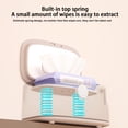 thumbnail image 5 of Homelife Wipes Warmer with Stainless Steel Top Heating 3 Adjustable Levels Indicator Light Constant Temperature Baby Wet Wipes Dispenser for Large Wipes Holds 80 Wipes Baby Care Essential, 5 of 13