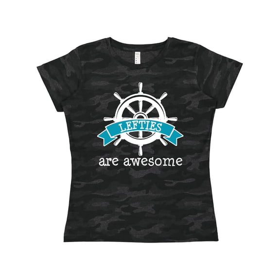 Inktastic Left Handed Day Lefties Are Awesome Women's T-Shirt
