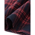 thumbnail image 5 of Agnes Orinda Women's Plus Size Halloween Outfits School College Vintage Christmas Plaid Skirt High Waist Casual Party A Line Flared Swing Pleated Midi Skirts with Pockets 4X Red, 5 of 6