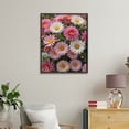 thumbnail image 4 of Paint by Numbers Kit for Adults, Garden Blooms Pink White Daisies Paint by Numbers, Easy Paint by Numbers Kit for Adults Beginner, DIY Adult Paint by Number Kits on Canvas, 12x16in Home Decor, 4 of 7