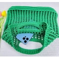 thumbnail image 3 of Kukuzhu Women's Handwoven Aesthetic Tote Bag Crochet Handbag Cute Knitted Mesh Beach Bag for Summer Vocation Shopping, 3 of 5